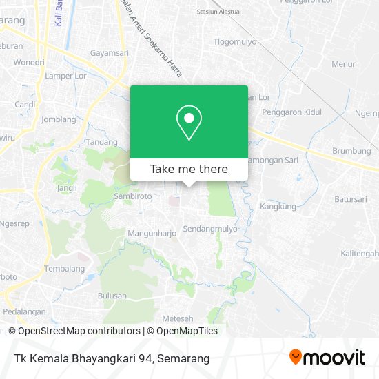 Tk Kemala Bhayangkari 94 map