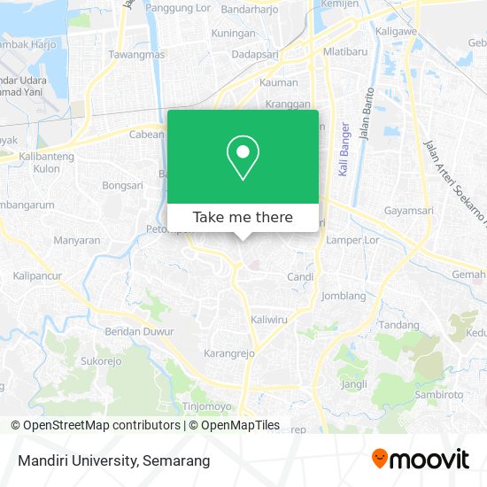 Mandiri University map