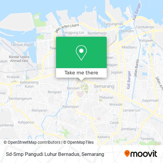 Sd-Smp Pangudi Luhur Bernadus map