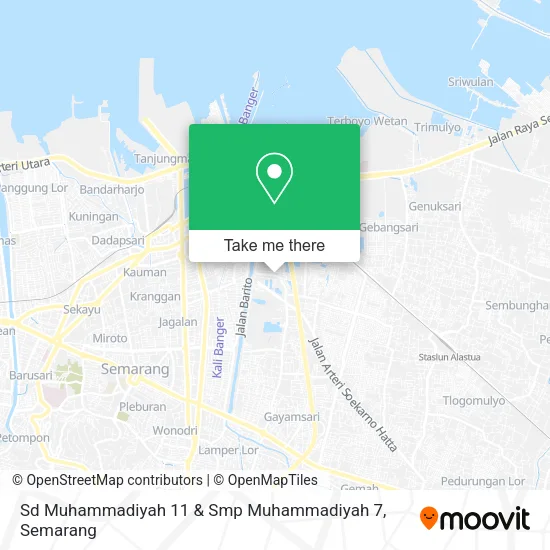 Sd Muhammadiyah 11 & Smp Muhammadiyah 7 map