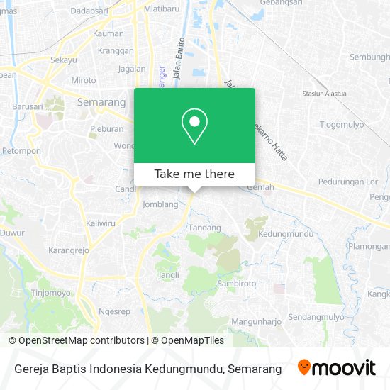 Gereja Baptis Indonesia Kedungmundu map