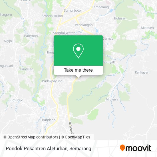 Pondok Pesantren Al Burhan map