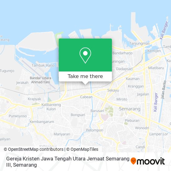 Gereja Kristen Jawa Tengah Utara Jemaat Semarang III map