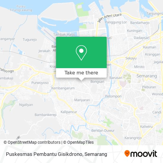 Puskesmas Pembantu Gisikdrono map