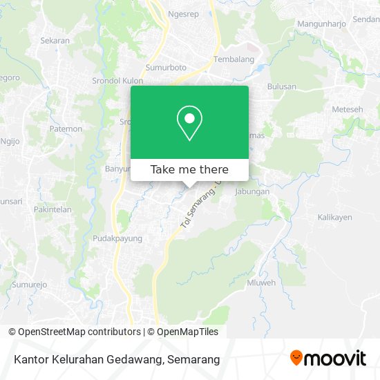 Kantor Kelurahan Gedawang map