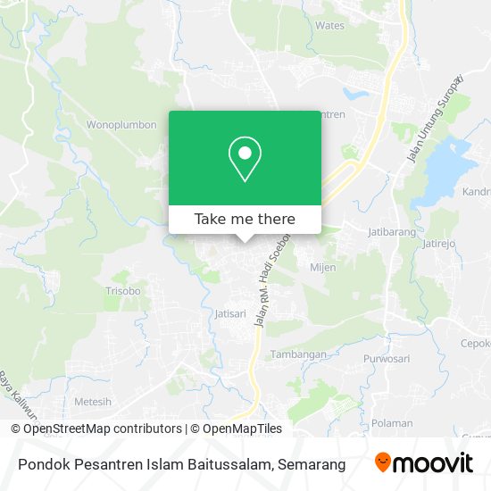 Pondok Pesantren Islam Baitussalam map