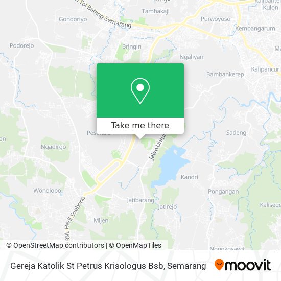 Gereja Katolik St Petrus Krisologus Bsb map
