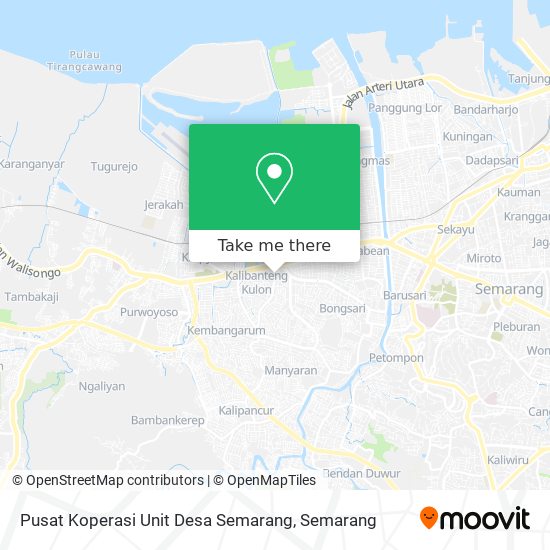 Pusat Koperasi Unit Desa Semarang map