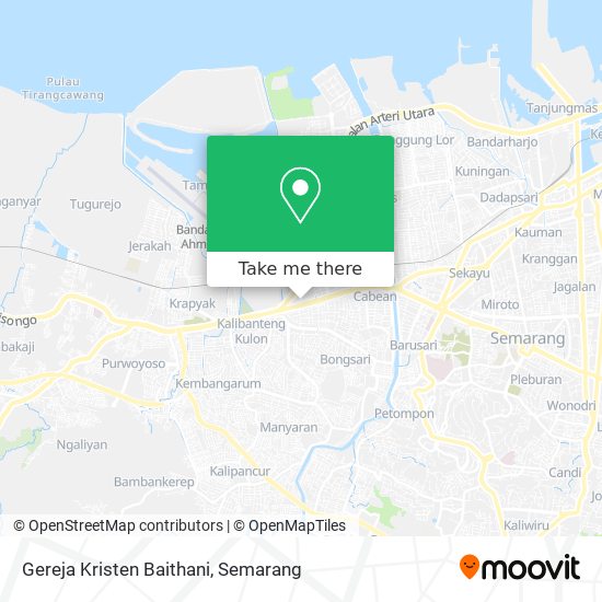 Gereja Kristen Baithani map