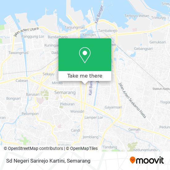 Sd Negeri Sarirejo Kartini map