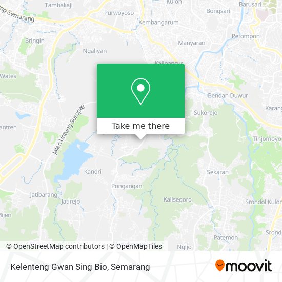 Kelenteng Gwan Sing Bio map