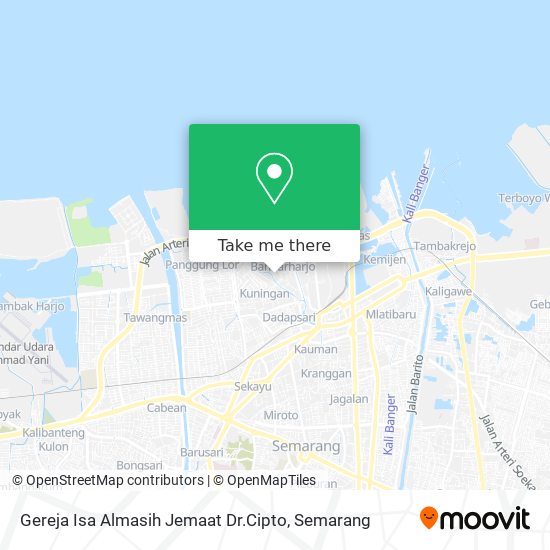 Gereja Isa Almasih Jemaat Dr.Cipto map