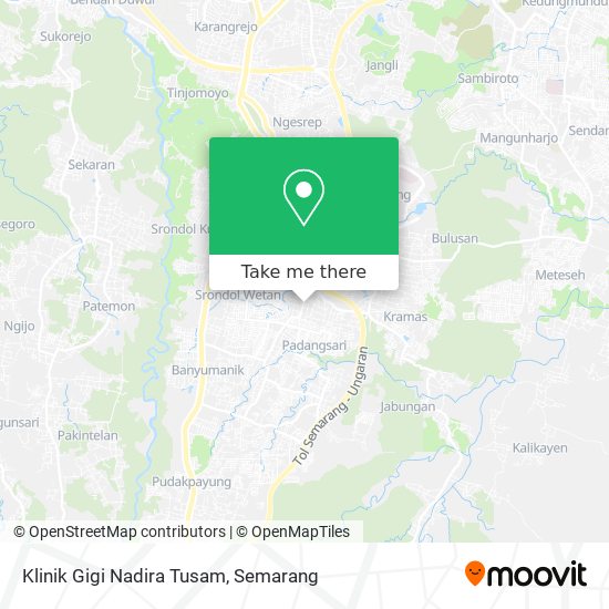 Klinik Gigi Nadira Tusam map