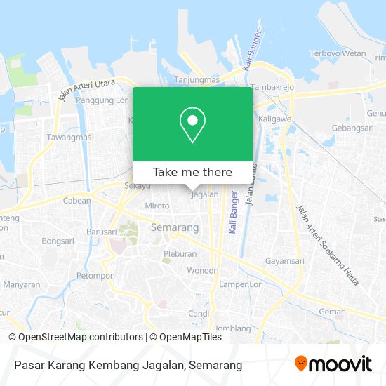Pasar Karang Kembang Jagalan map