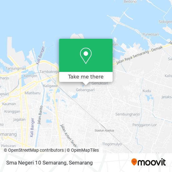 Sma Negeri 10 Semarang map