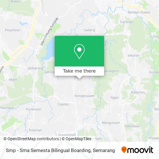 Smp - Sma Semesta Bilingual Boarding map