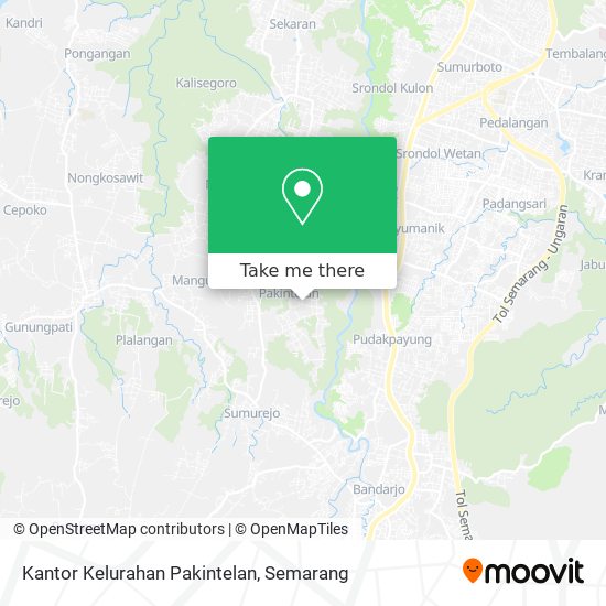 Kantor Kelurahan Pakintelan map
