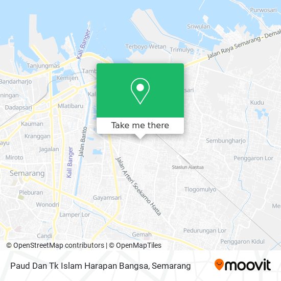 Paud Dan Tk Islam Harapan Bangsa map