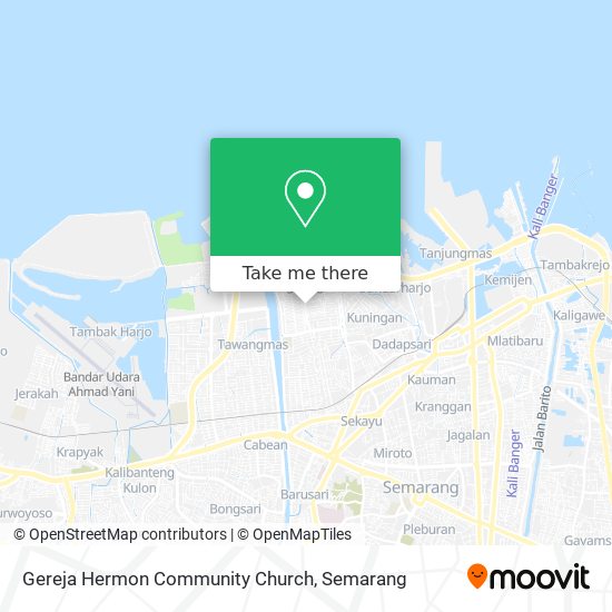 Gereja Hermon Community Church map