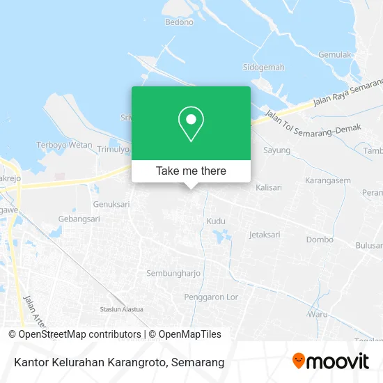 Kantor Kelurahan Karangroto map