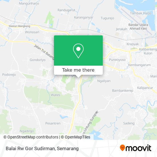 Balai Rw Gor Sudirman map