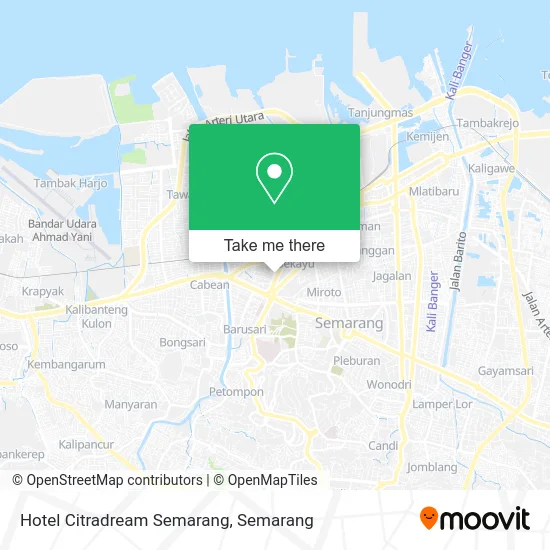 Hotel Citradream Semarang map