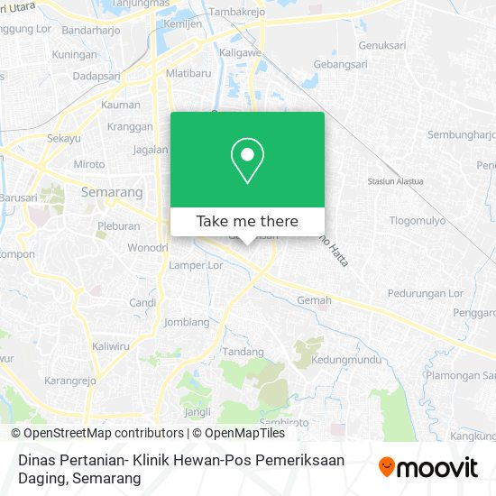 Dinas Pertanian- Klinik Hewan-Pos Pemeriksaan Daging map