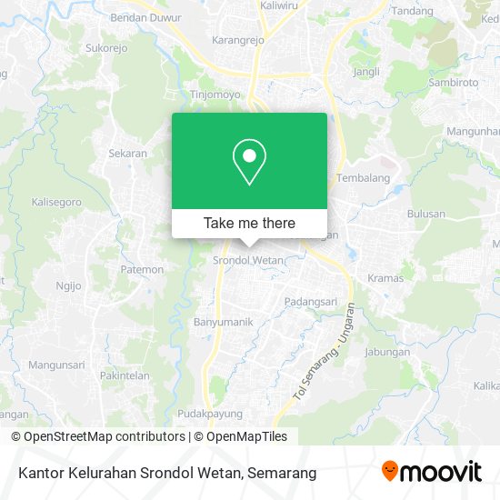 Kantor Kelurahan Srondol Wetan map