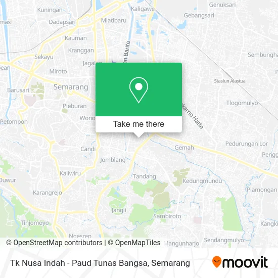 Tk Nusa Indah - Paud Tunas Bangsa map