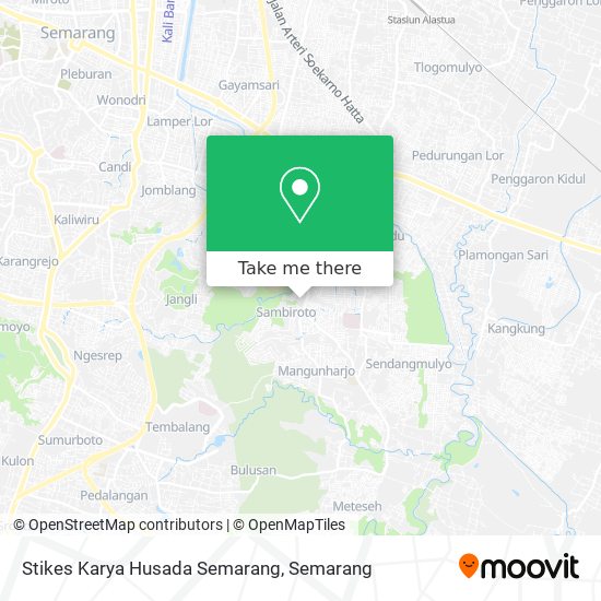 Stikes Karya Husada Semarang map