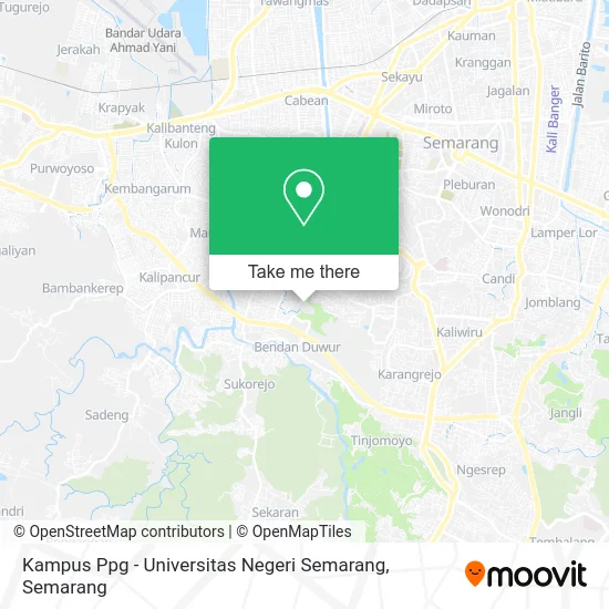 Kampus Ppg - Universitas Negeri Semarang map