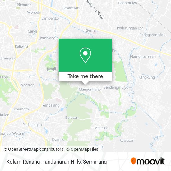 Kolam Renang Pandanaran Hills map