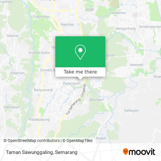 Taman Sawunggaling map