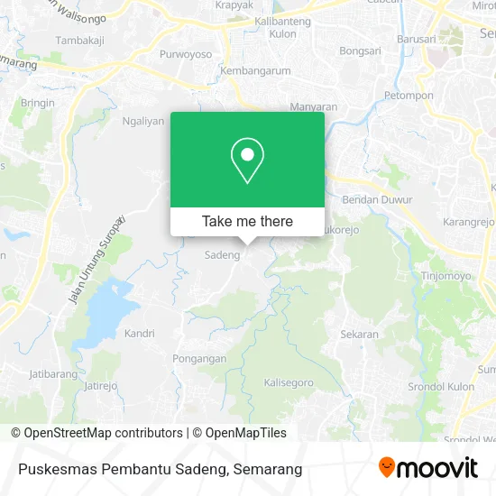 Puskesmas Pembantu Sadeng map