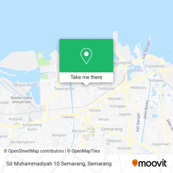 Sd Muhammadiyah 10 Semarang map