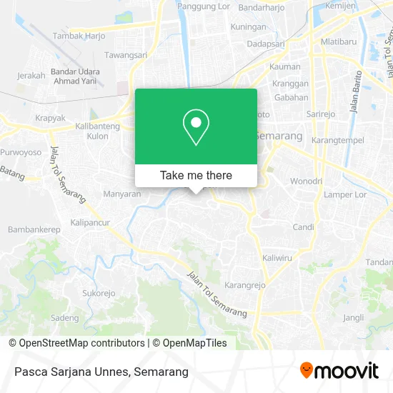 Pasca Sarjana Unnes map