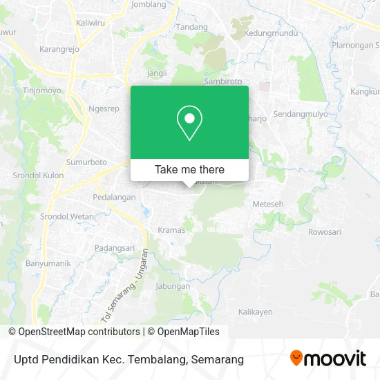 Uptd Pendidikan Kec. Tembalang map