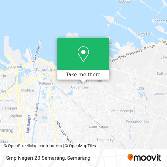 Smp Negeri 20 Semarang map