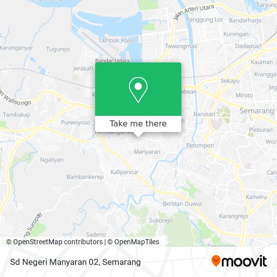 Sd Negeri Manyaran 02 map