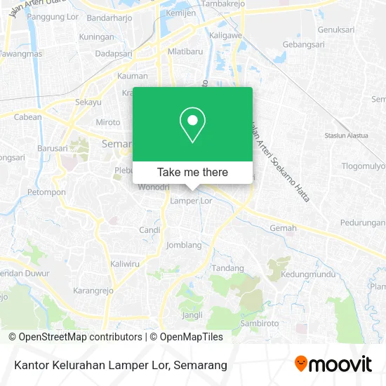Kantor Kelurahan Lamper Lor map
