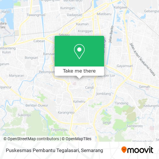 Puskesmas Pembantu Tegalasari map
