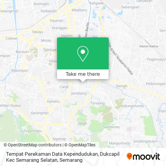 Tempat Perekaman Data Kependudukan, Dukcapil Kec Semarang Selatan map