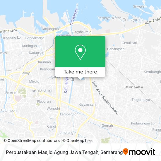 Perpustakaan Masjid Agung Jawa Tengah map