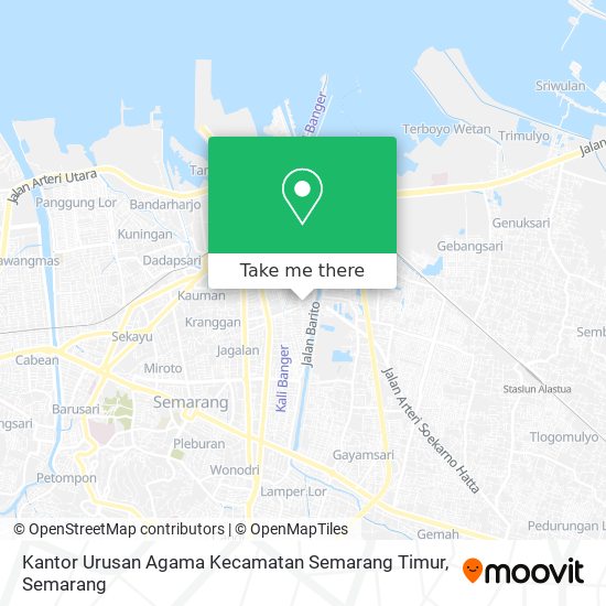 Kantor Urusan Agama Kecamatan Semarang Timur map