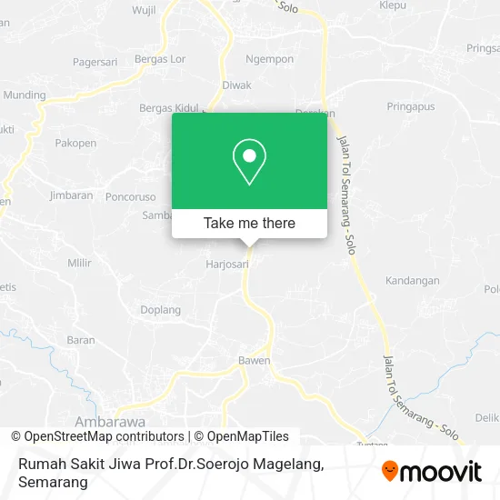 Rumah Sakit Jiwa Prof.Dr.Soerojo Magelang map
