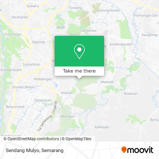 Sendang Mulyo map