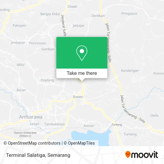 Terminal Salatiga map
