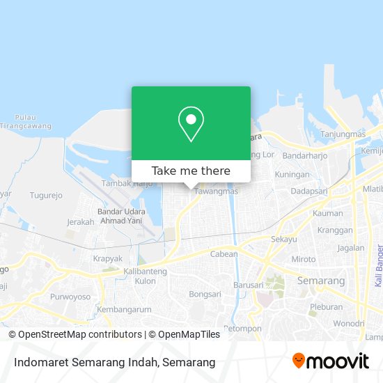 Indomaret Semarang Indah map