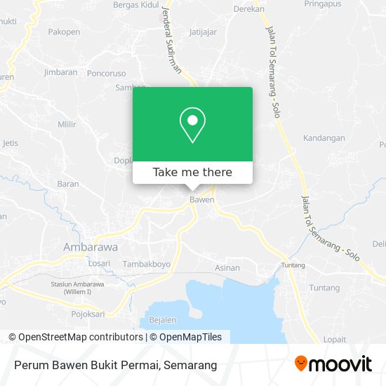 Perum Bawen Bukit Permai map