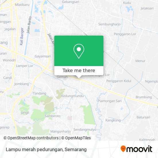 Lampu merah pedurungan map